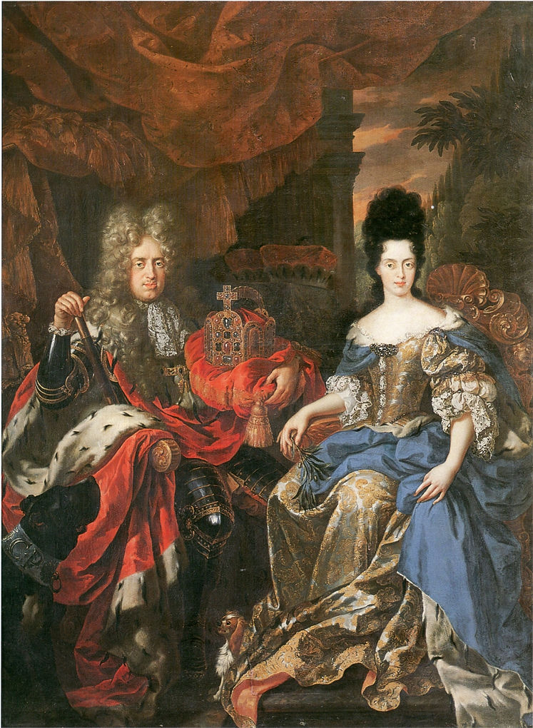 Jan Frans van Douven, Doppelbildnis Johann Wilhelm von der Pfalz und Anna Luisa Maria de Medici