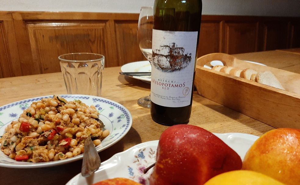 Skite Mylopotamos, rustikale Gemütlichkeit