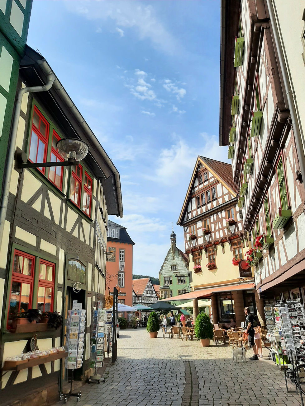 Schmalkalden, Mohrengasse, Thüringen, Thuringia, Altstadt, Old town