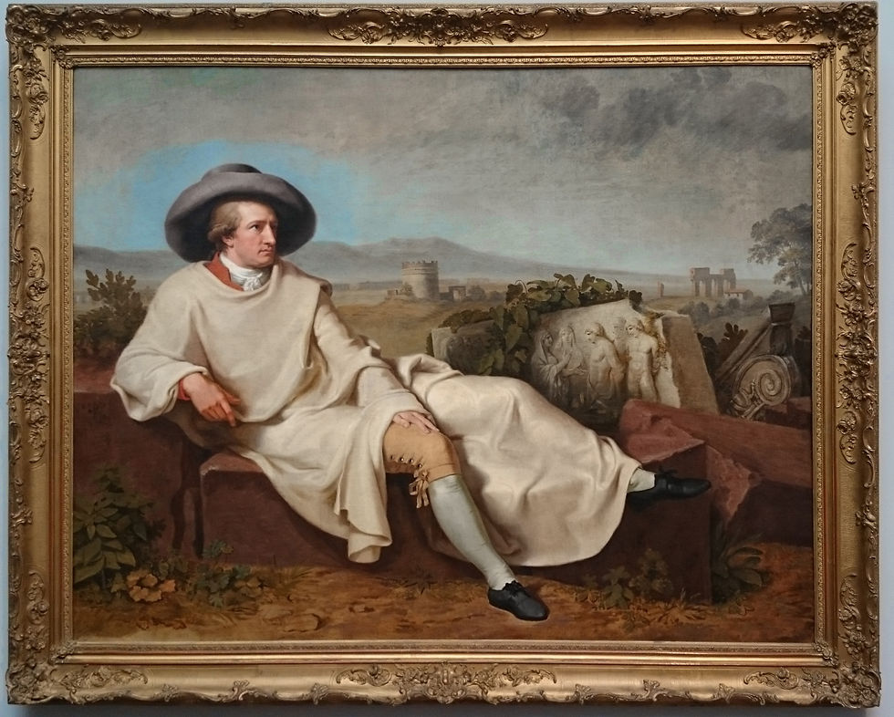 Johann Heinrich Wilhelm Tischbein, Goethe in der Campagne, 1787, Städel, Frankfurt