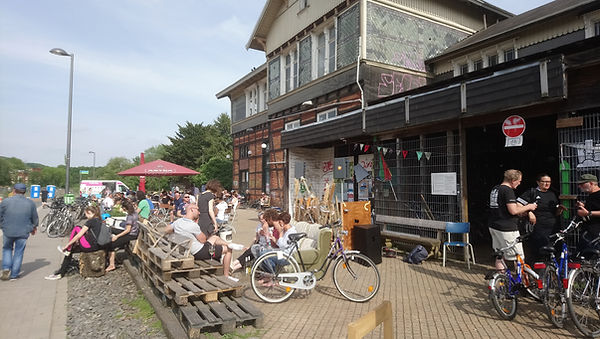 Wuppertal, Nordstadt, Gründerzeitarchitektur, Mirker Bahnhof, Utopia-Stadt