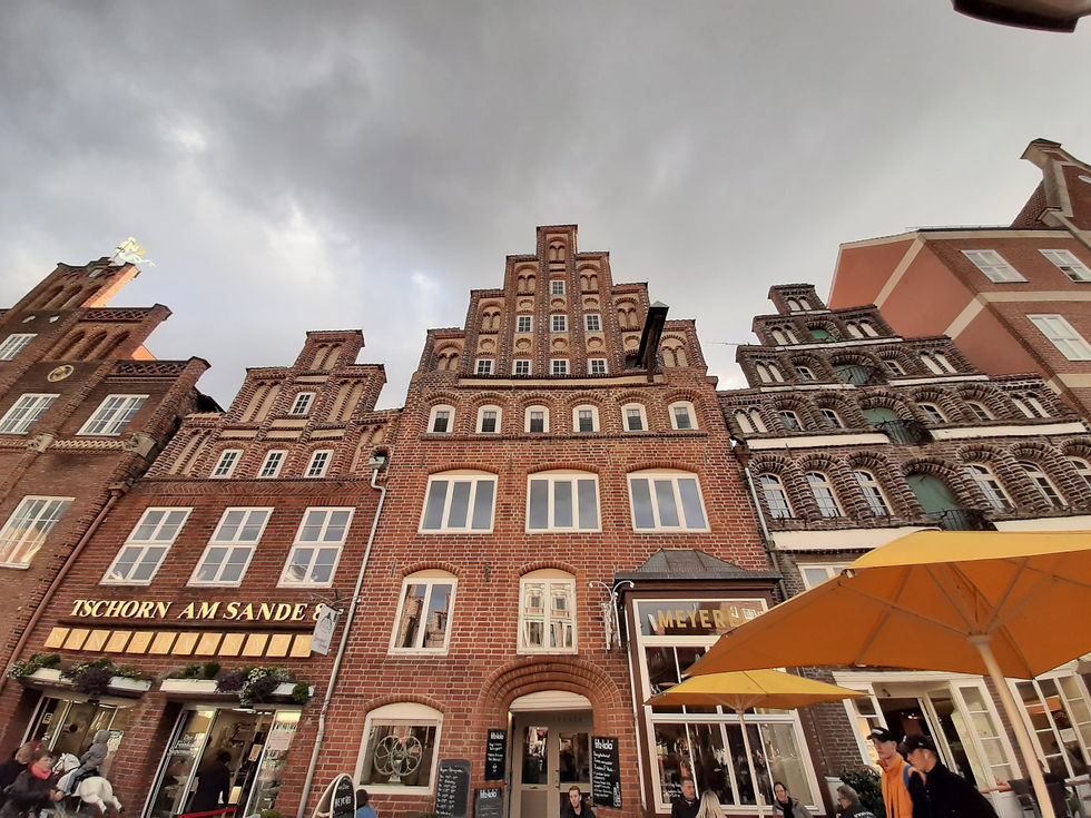 Backsteingotik, Giebelhäuser, Am Sande, Lüneburg