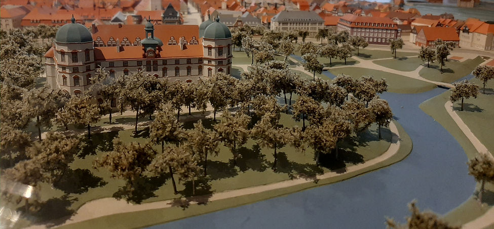 Ausschnitt Stadtmodell Celle, Rathaus