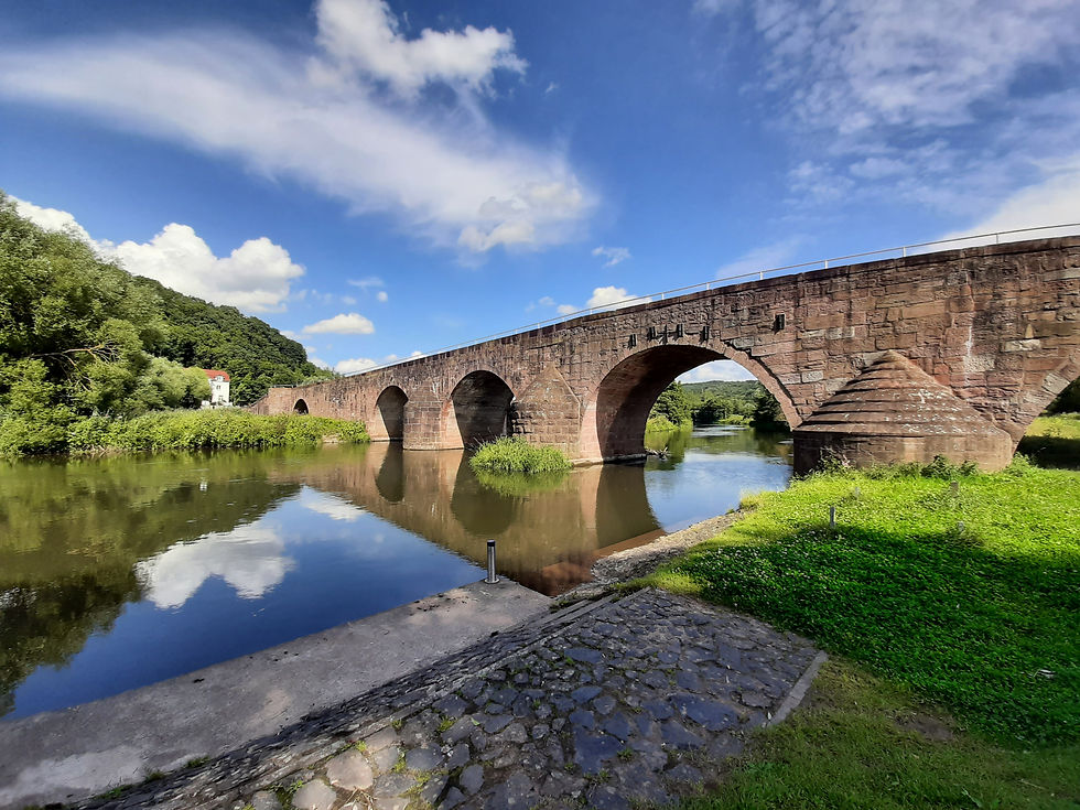 Einheitsbrücke Bridge of Unity, Vacha, Thüringen
