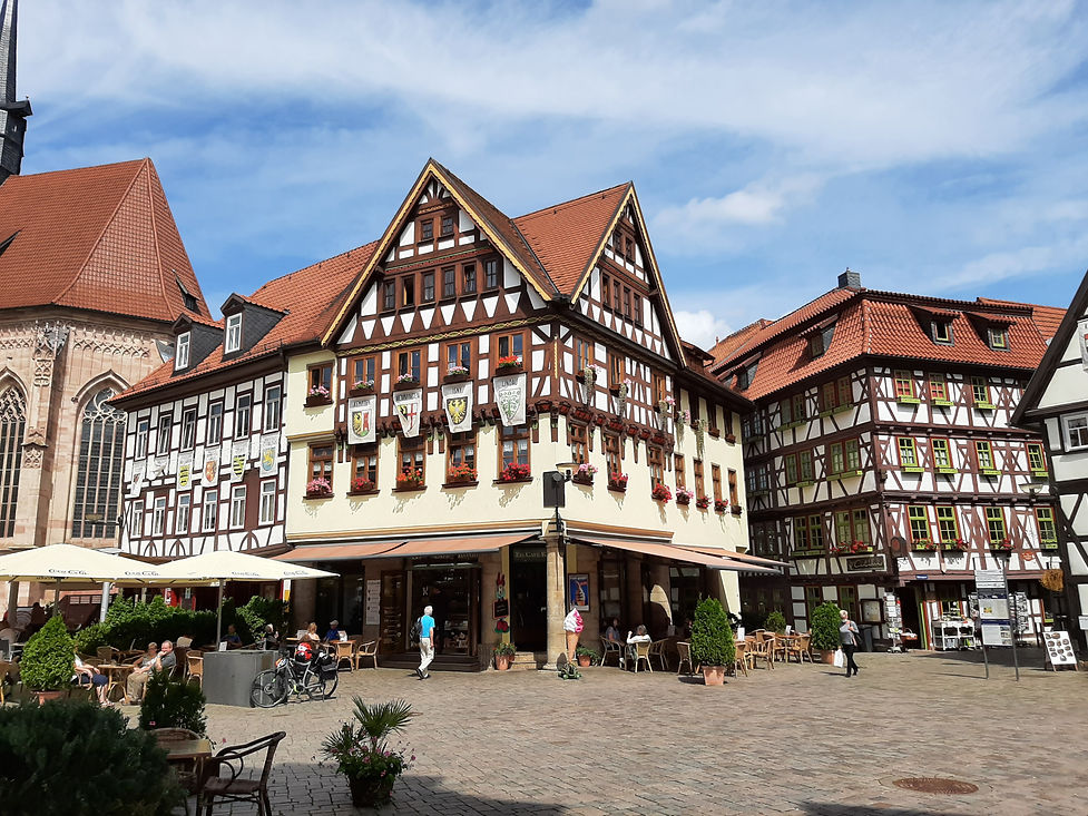 Schmalkalden, Thüringen, Thuringia, Altmarkt, Old Market Square