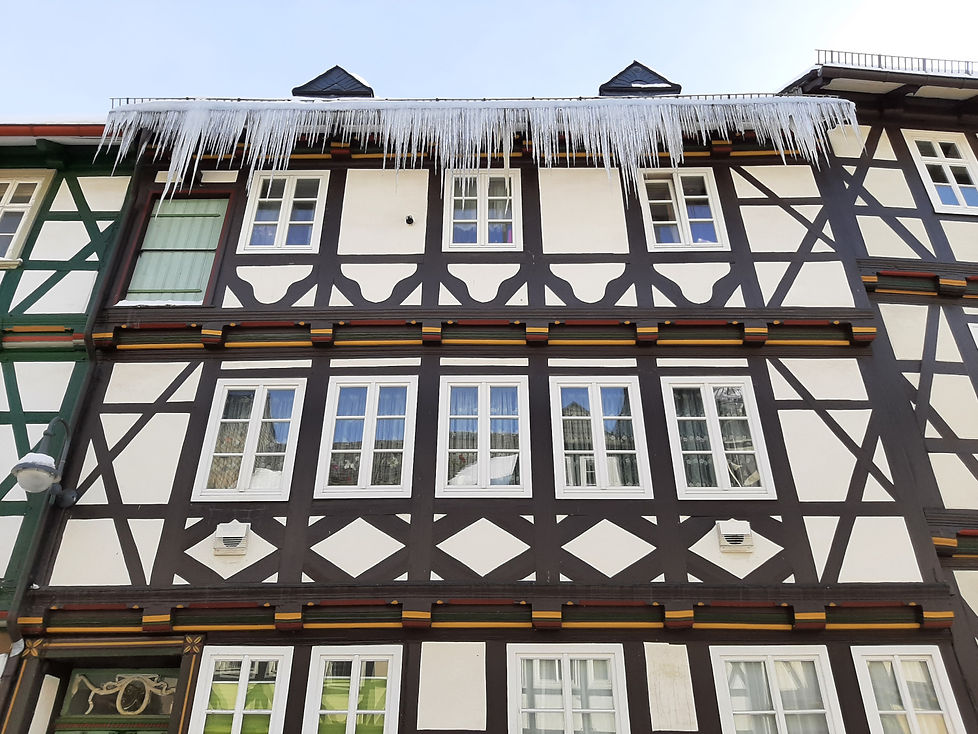 Eiszapfen, Winter in Goslar