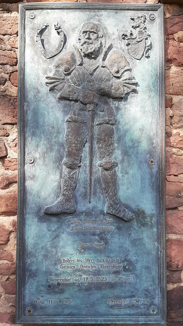 Hans Sippel, Vacha, Relief Burg Wendelstein
