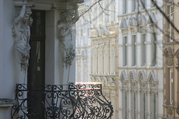 Wuppertal, Nordstadt, Gründerzeitarchitektur, Marienstraße/Ecke Dorotheenstraße