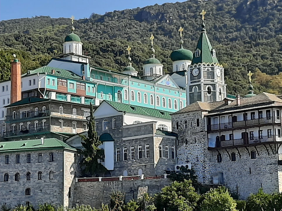 Kloster des Hl. Pantaleon, Rossikon, Berg Mount Athos