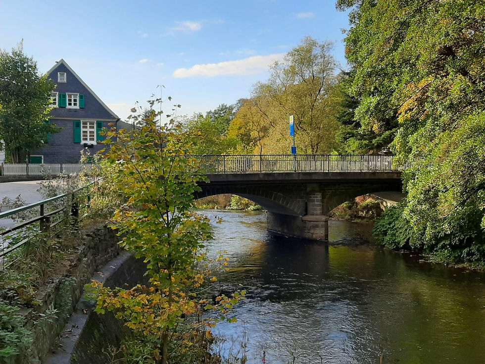 Beyenburger Brücke, Grenze Westfalen Rheinland