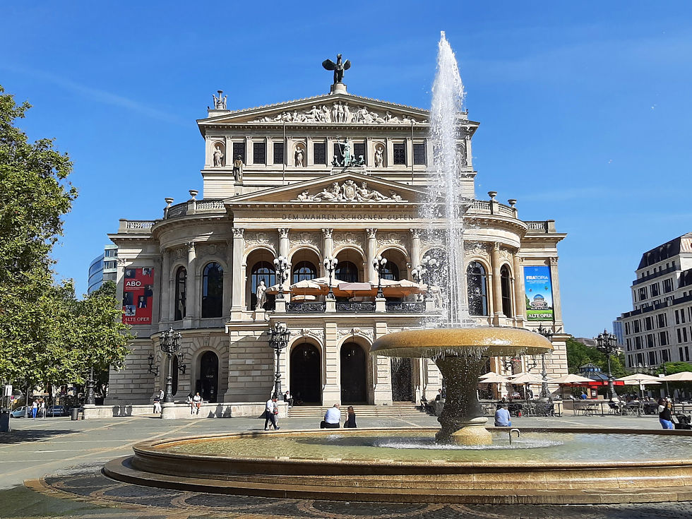 Alte Oper, Frankfurt, Bankenviertel