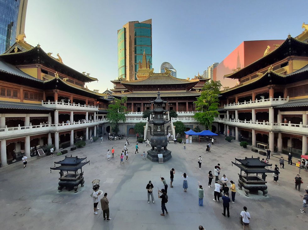 Jing'an Temple, Jing'an Tempel, Shanghai