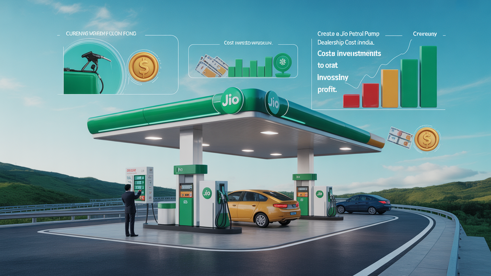 Jio Petrol Pump Dealership Cost