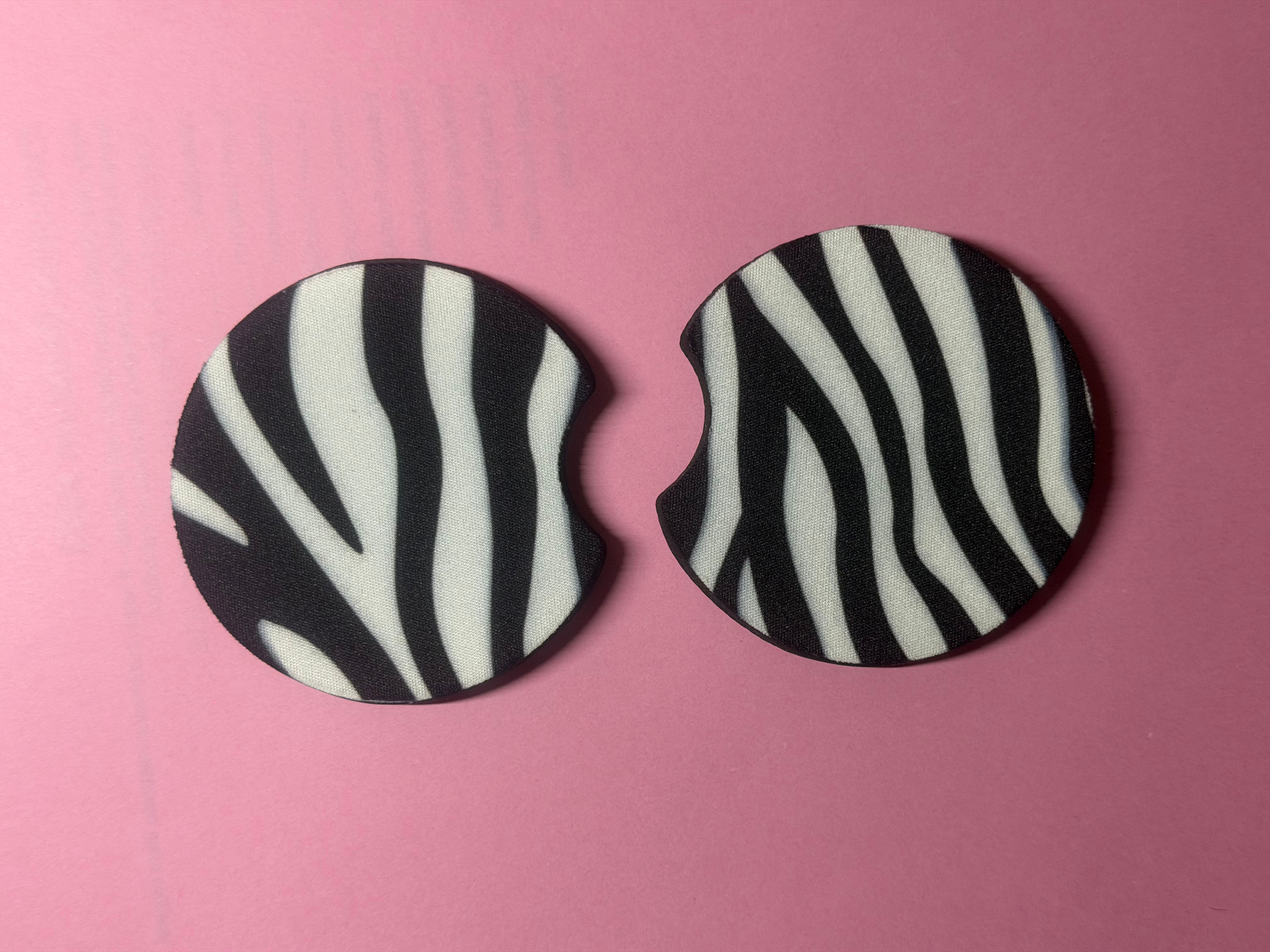 Car Coasters- Zebra