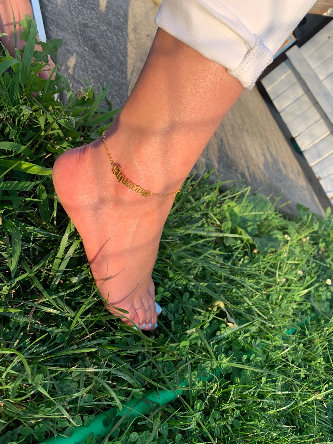 "Zodiac Sign" Stainless Steel Anklets