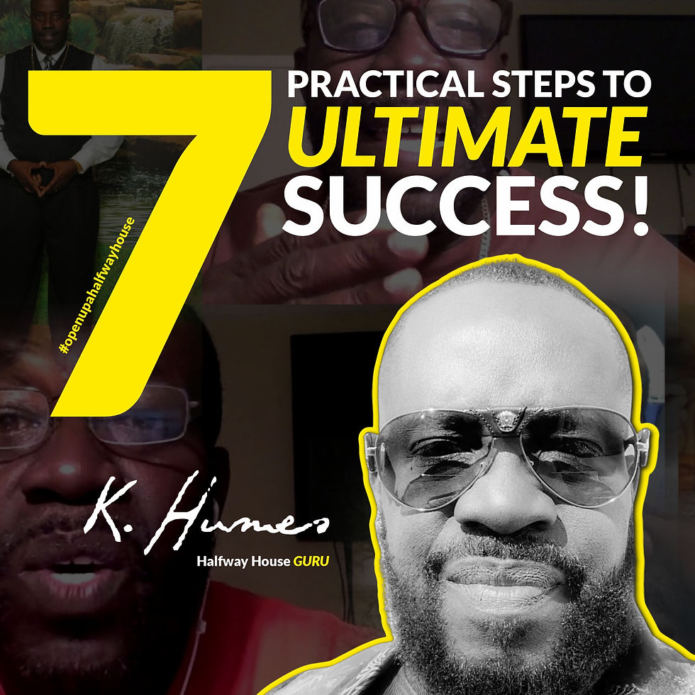 DOXIDONUT - 7 Practical Steps To Ultimate Success by Keith Humes - #doxidonut - #openupahalfwayhouse - #keithhumes