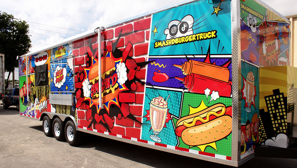Smash'd Burger Truck - United Truck - #unitedfoodtruck #doxidonut