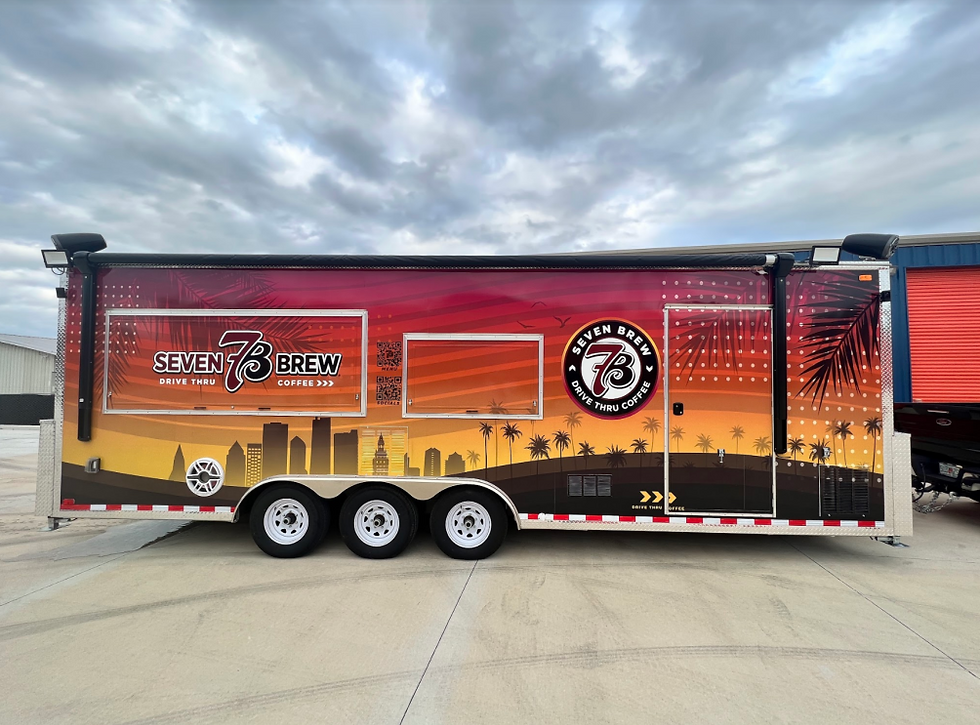 Seven Brew 7B - Latest Projct Builds - United Food Truck - #unitedfoodtruck - #doxidonut