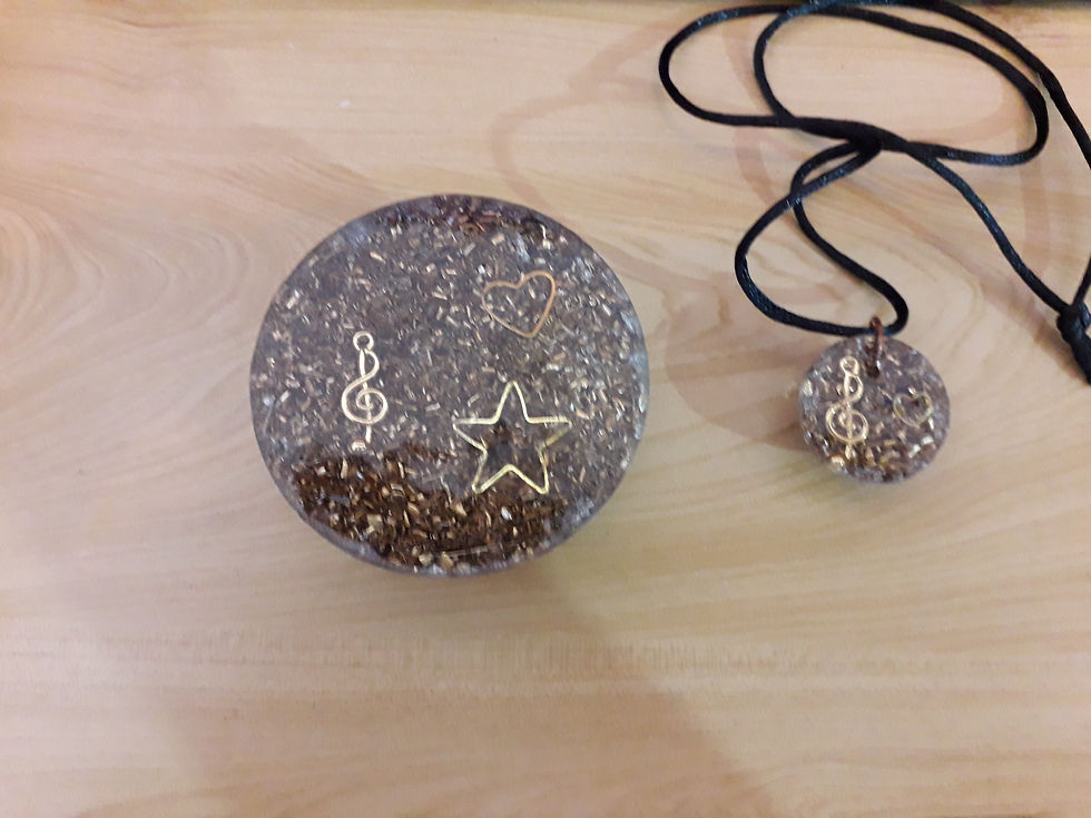 Thumbnail: Large round table orgonite