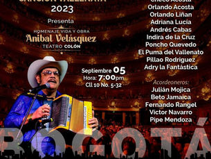 El Festival de la Canción Vallenata rinde un emotivo homenaje a Aníbal "Sensación" Velásquez