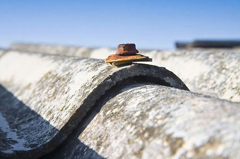 Roof with rusted screw.JPG