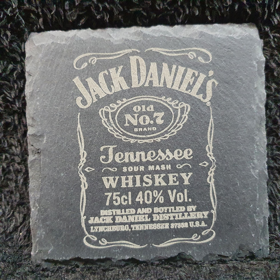 Thumbnail: Whisky Slate Coasters 10cm x 10cm