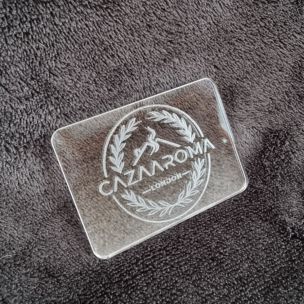 Thumbnail: Clear Acrylic Business Cards  any design personalised 