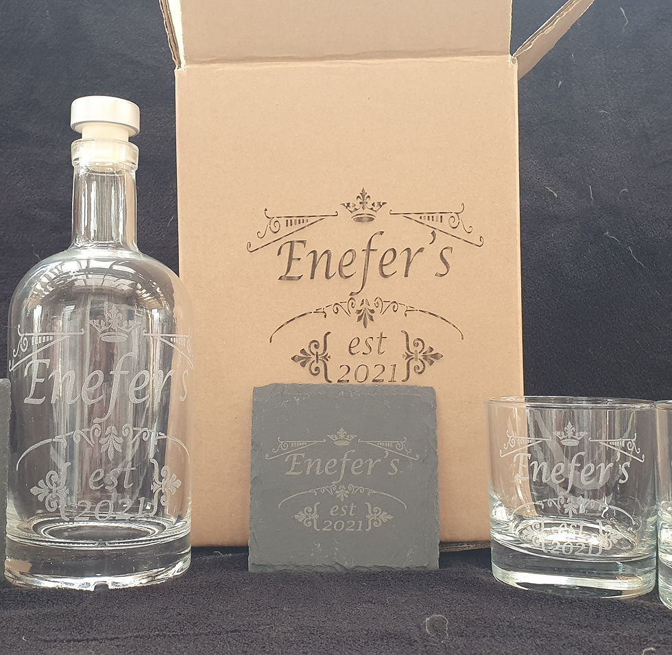 Thumbnail: Design your own Decanter box set with your unique personalised design
