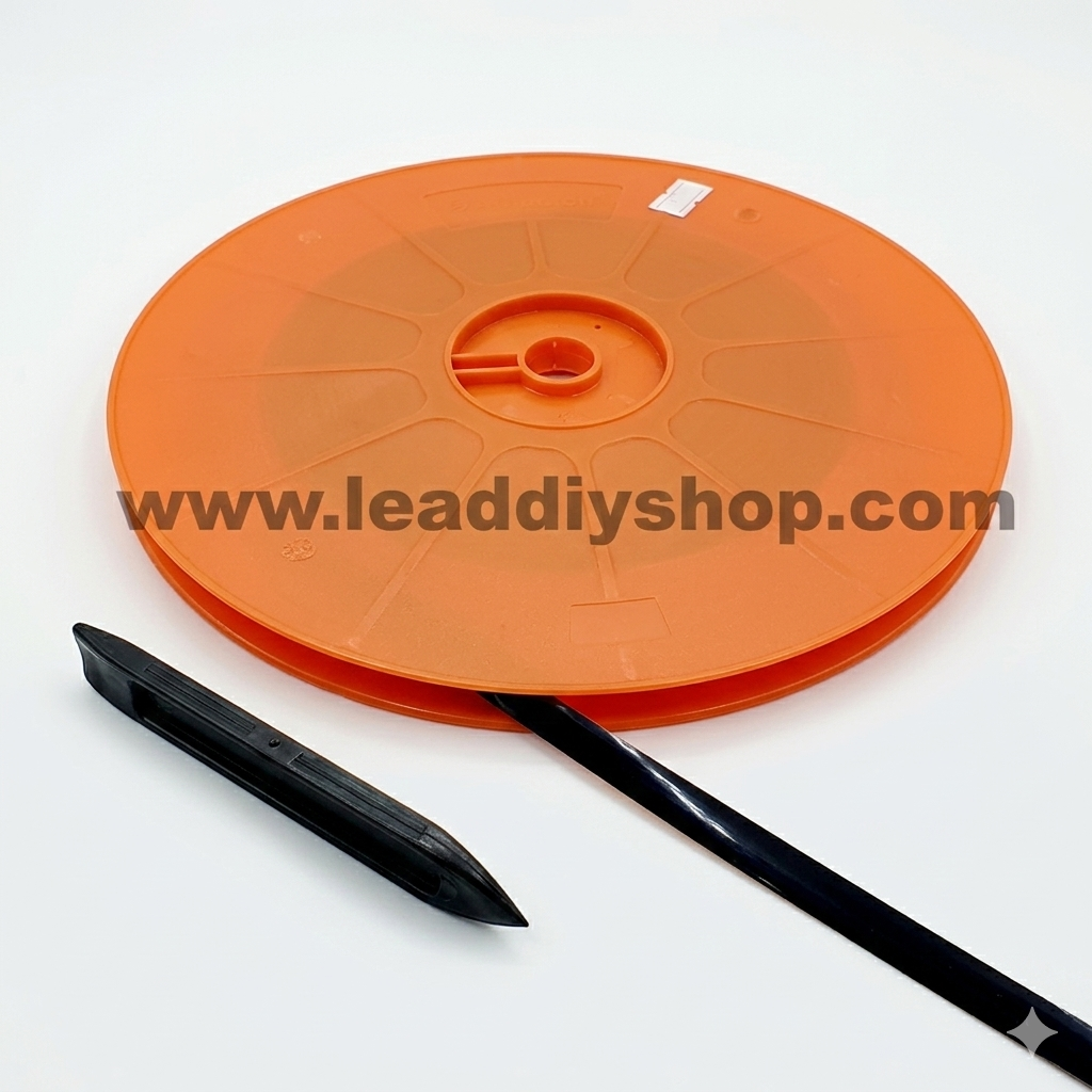 Antique flat self adhesive lead strip window lead