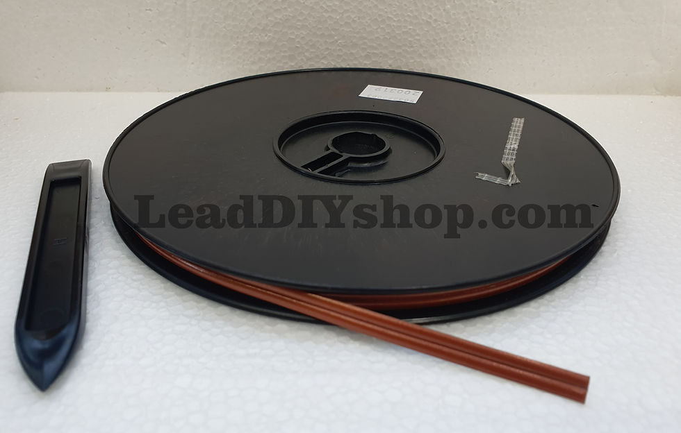 Thumbnail: Copper self adhesive stick on lead strip window lead craft lead