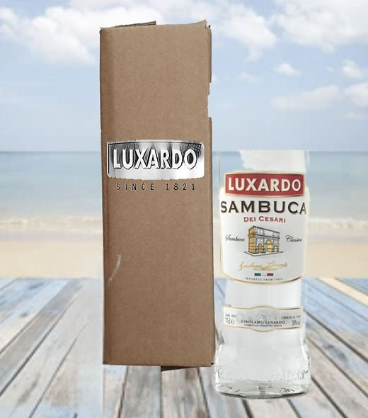 Luxardo Sambuca Glass Box Set Upcycled handmade personalised