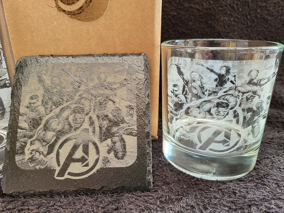 Thumbnail: Avengers decanter box sets can be personalised