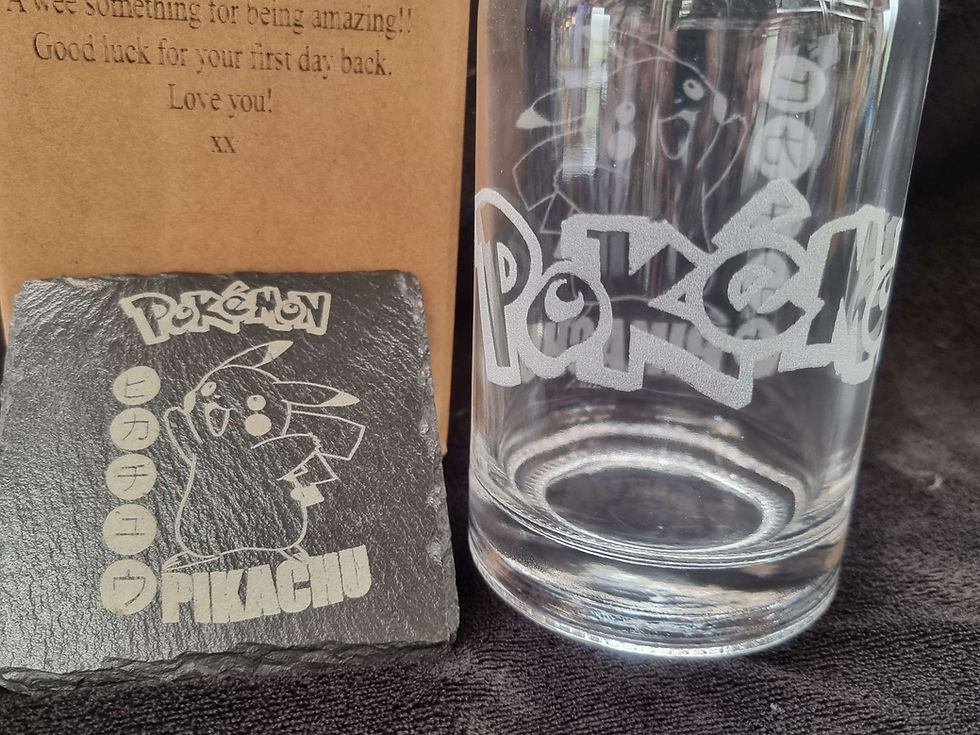 Thumbnail: Pokemon Pikachu Japanese decanter box set can be customised and personalised