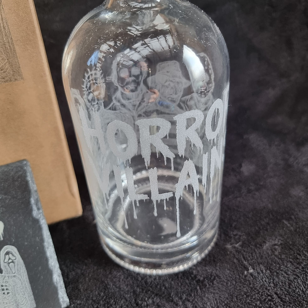 Thumbnail: Horror Villians decanter glass box sets can be personalised
