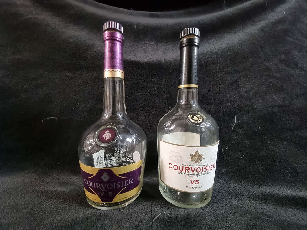 Thumbnail: Courvoisier Cognac upcycled Glass Box Set handmade