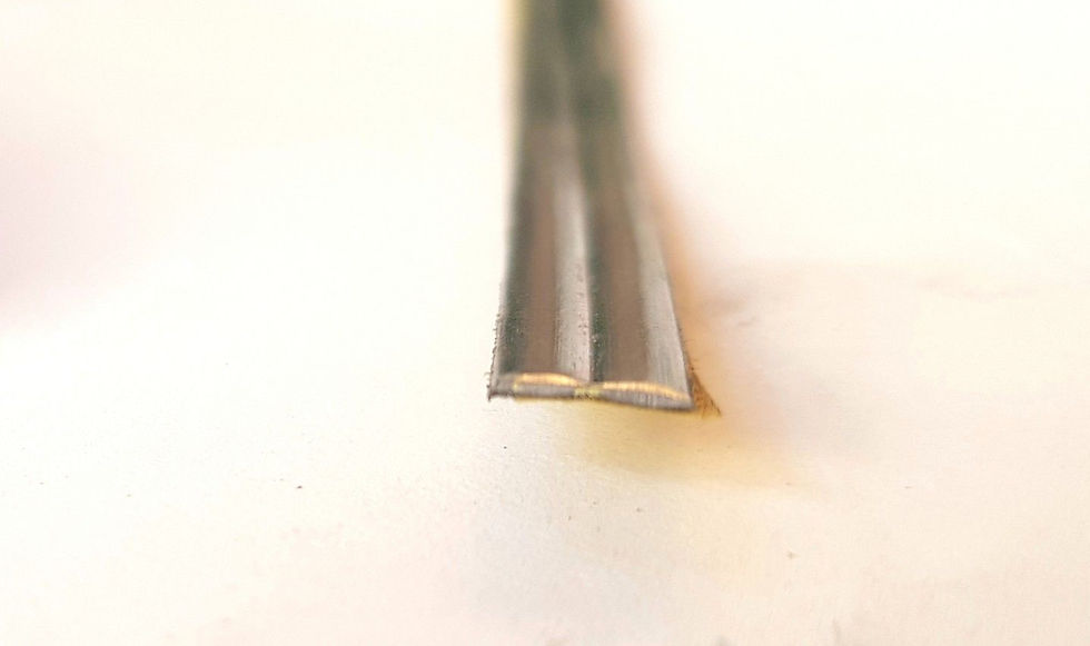 Thumbnail: Natural flat Self Adhesive Lead Strip for Windows & Crafts Genuine RegaLead DIY