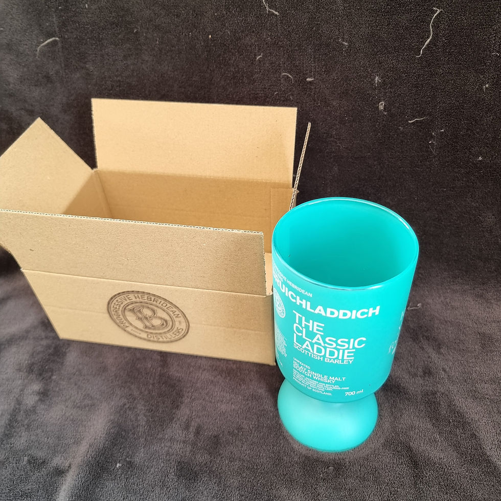 Thumbnail: Bruichladdich Glass Box Set Upcycled handmade 