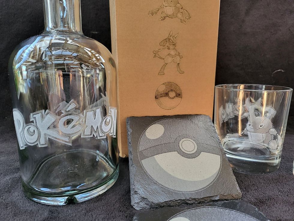 Thumbnail: Pokemon decanter box set can be customised and personalised