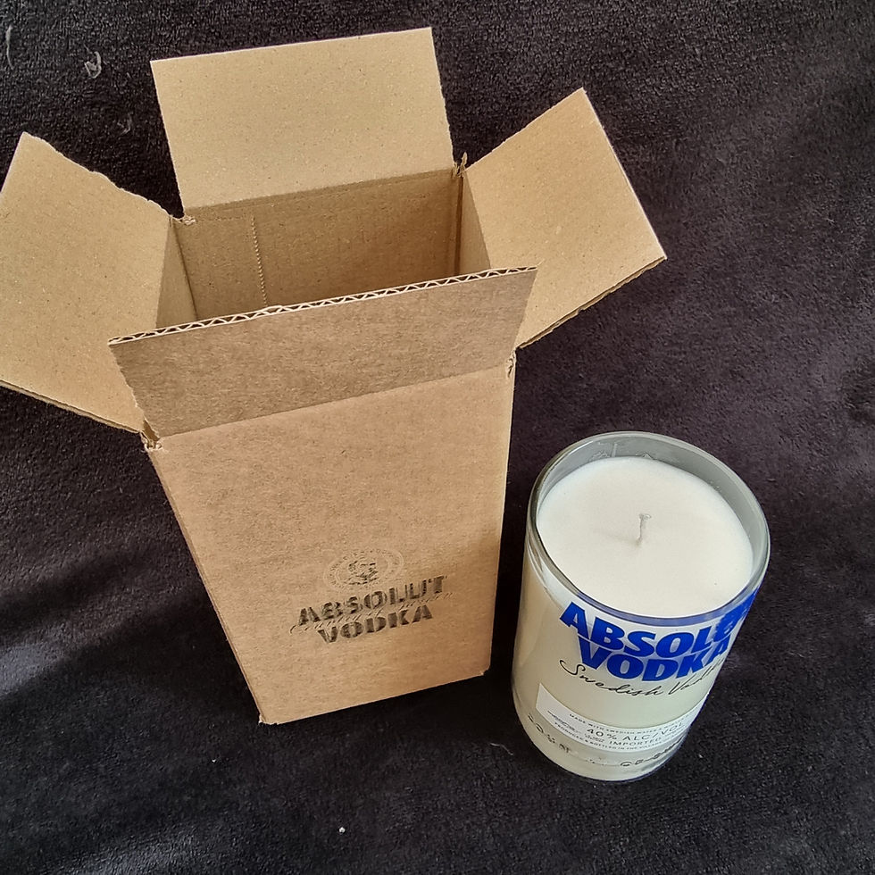 Thumbnail: Candle absolut vanilla scented gift box set personalised