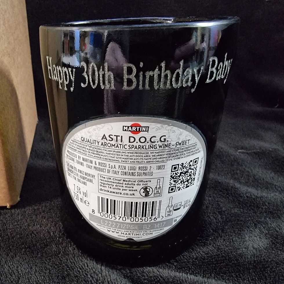 Thumbnail: Martini Box Set Upcycled handmade can personalised