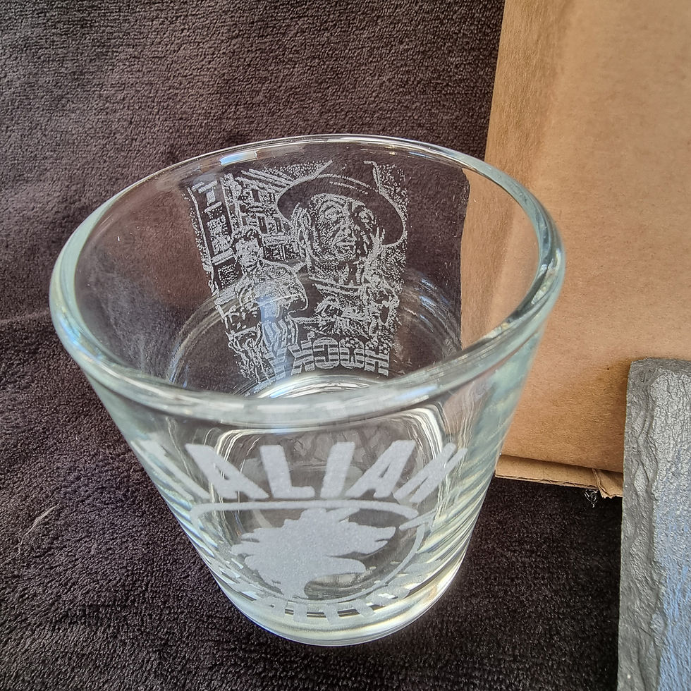 Thumbnail: Rocky Italian Stallion decanter glass box sets can be personalised