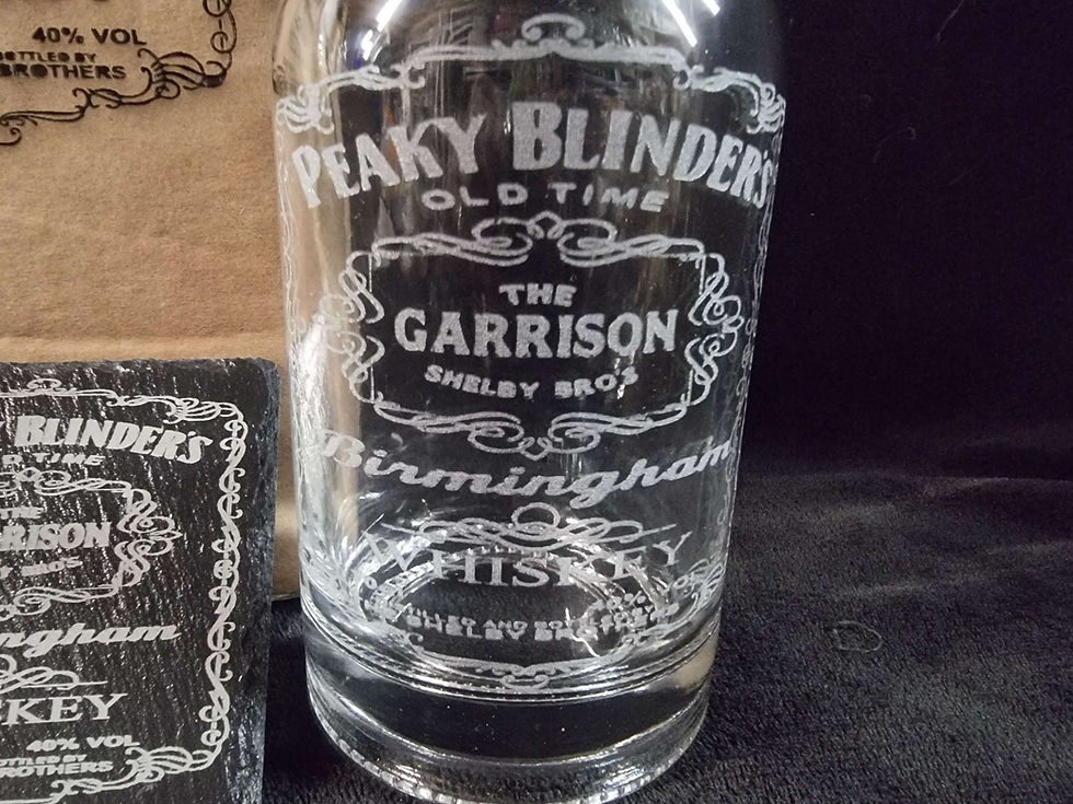 Thumbnail: Peaky Blinders Whisky custom decanter box set can be personalised