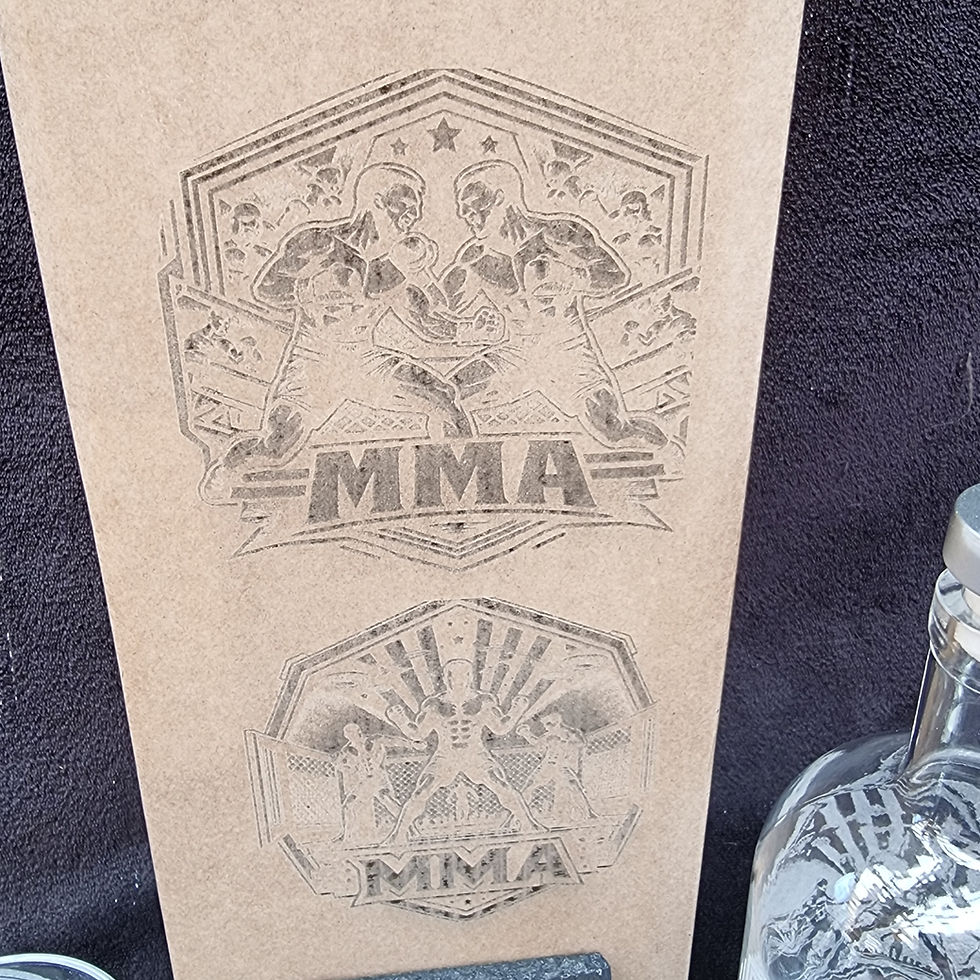 Thumbnail: MMA decanter glass box sets can be personalised