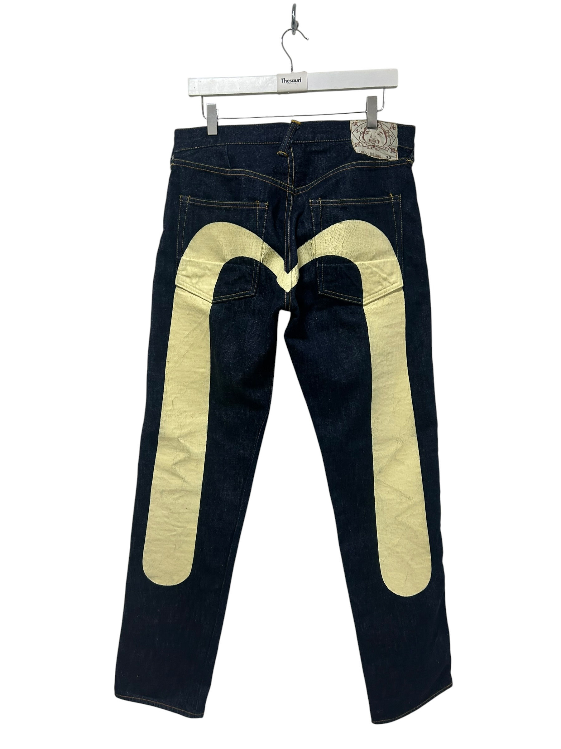 Evisu White Daicock Jeans