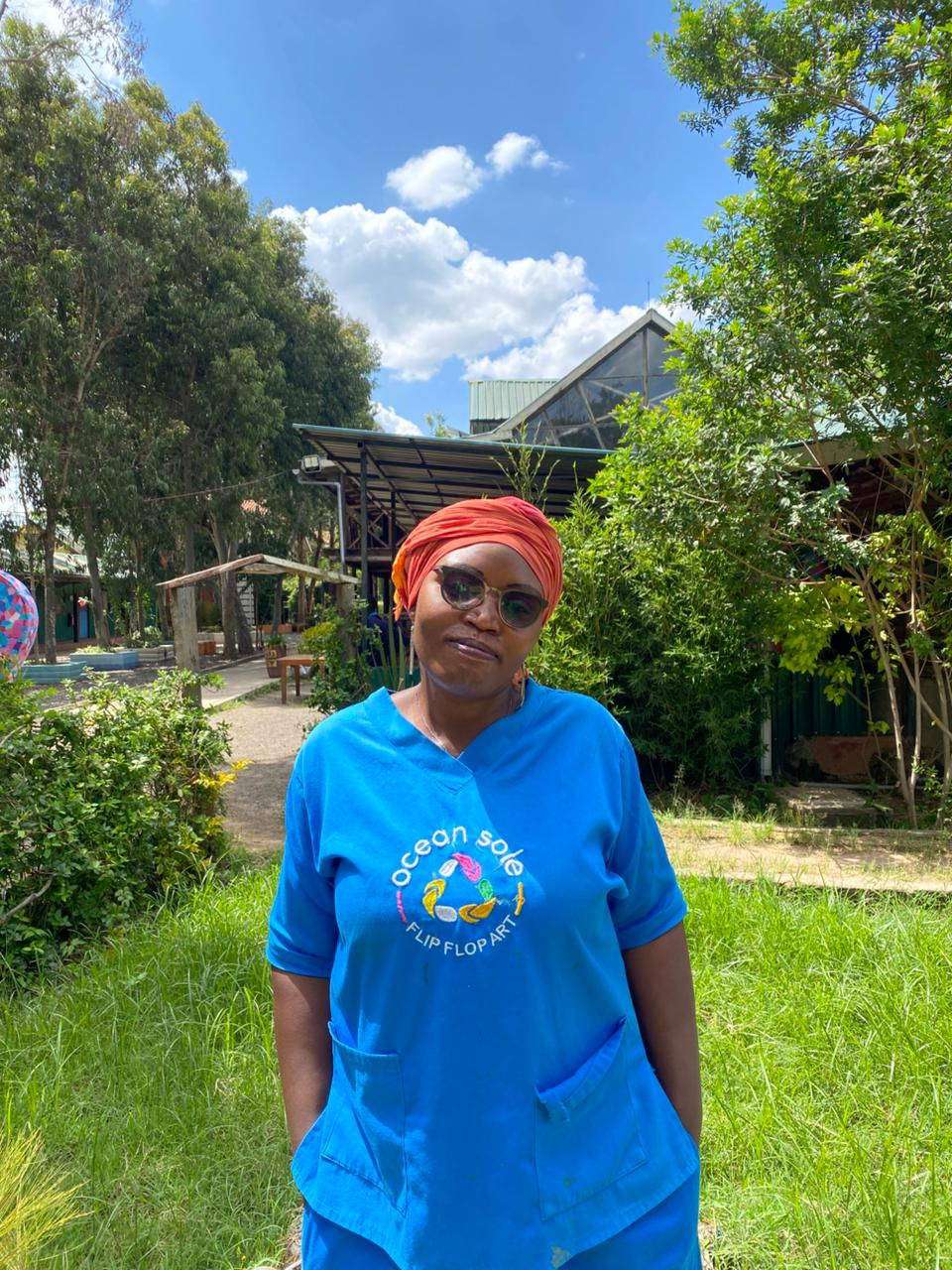 Meet Carol Obonyo, an Ocean Sole artisan of 15 years. Discover her love for carving pineapples, her pride in her work, and how fair trade changed her family’s future.