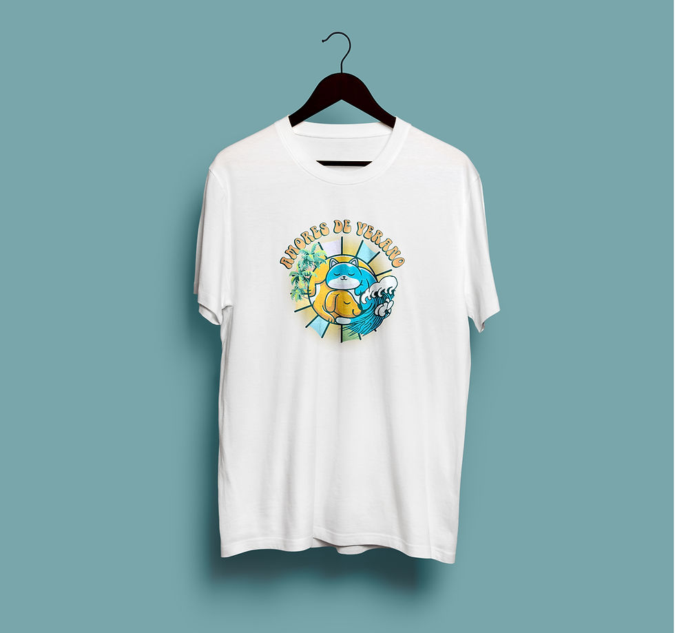 Con la compra de caiseta de esta colección estarás haciendo un aporte a una esterilización de una mascota en condiciones vulnerables.  