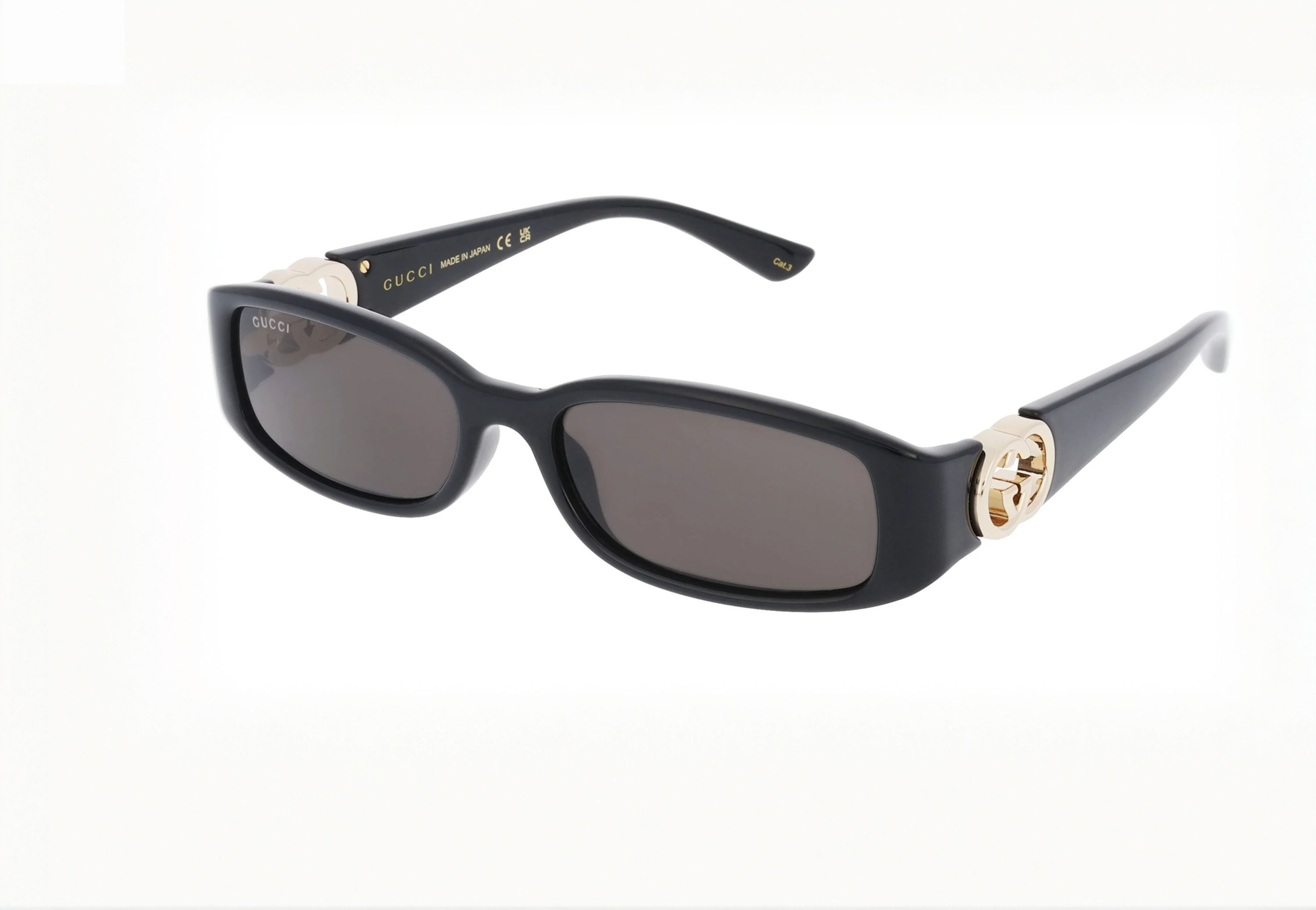 GUCCI GG1661S 001 Black Grey Sunglasses
