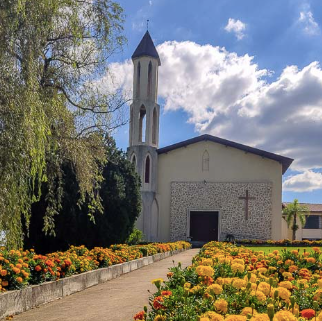 Igreja Menonita na Colônia Witmansur no Paraná - Brasil