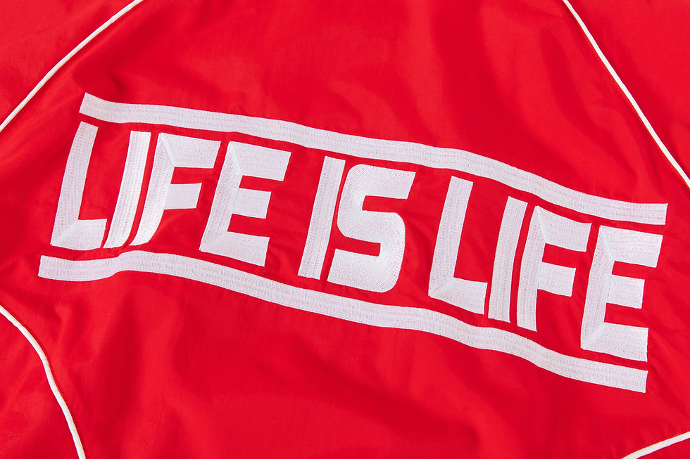 Thumbnail: LIFE NYLON JACKET -RED