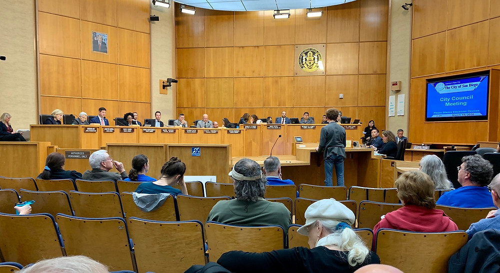 Speaking in support of the Mt. Edna project